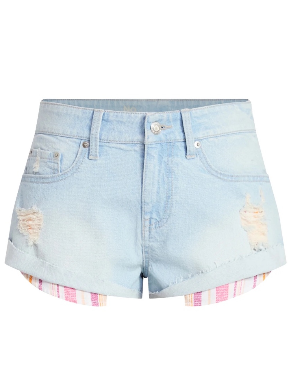 No Boundaries Women’s  Low Rise Slouchy Shorts
